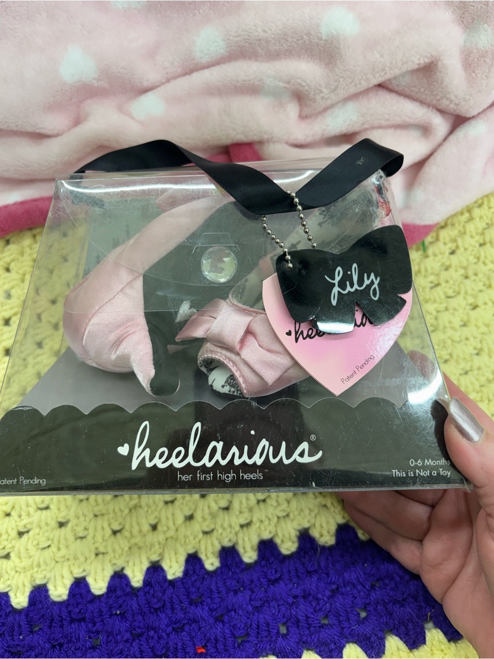 Heelarious “her 1st high heels” 0-6 months “Lily” New